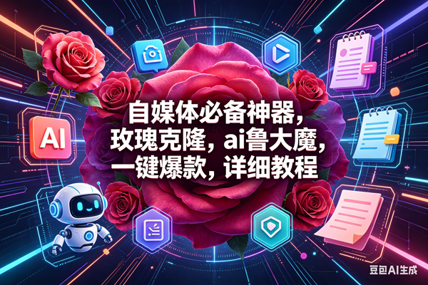 (18316期)玫瑰克隆神器,一键爆款ai工具,自媒体必备,60多个功能的教程 (18316期)玫瑰克隆神器,一键爆款ai工具,自媒体必备,60多个功能的教程