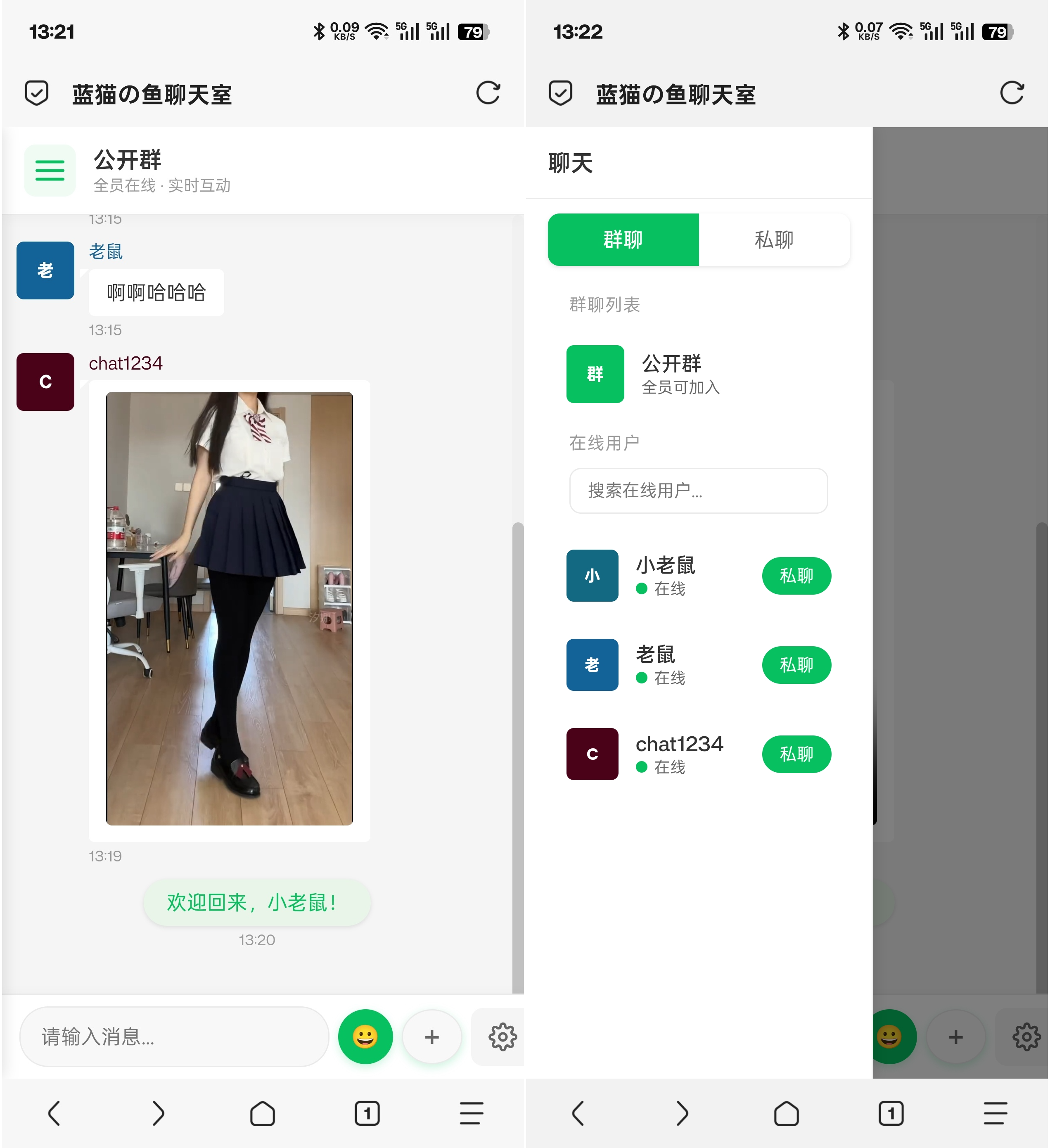 PHP实时消息聊天室源码 PHP+WebSocket-卓越网创