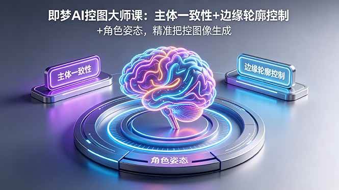 (18619期)即梦AI控图大师课:主体一致性+边缘轮廓控制+角色姿态,精准把控图像生成 (18619期)即梦AI控图大师课:主体一致性+边缘轮廓控制+角色姿态,精准把控图像生成