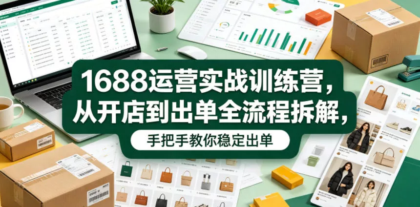 飞虎老师-1688运营落地实操课2026年6月 (价值2980)-卓越网创