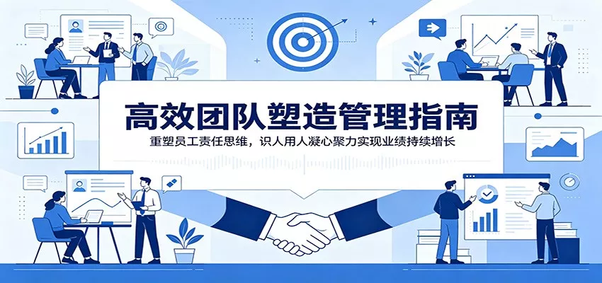 高效团队塑造管理指南：重塑员工责任思维，识人用人凝心聚力实现业绩持续增长-卓越网创