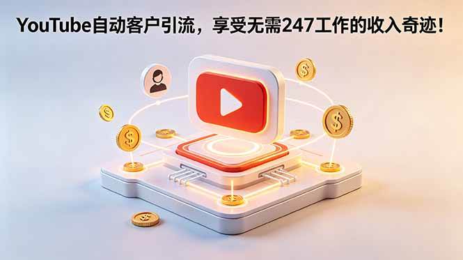 (18658期)YouTube 自动客户引流,享受无需 247 工作的收入奇迹!【原创双语字幕】-卓越网创