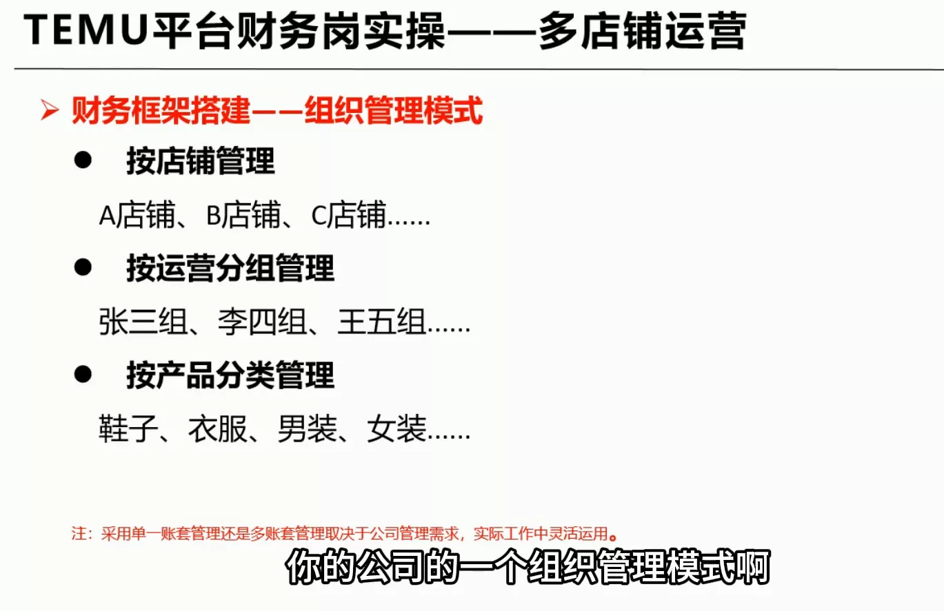 TEMU全盘账务实操课:账单导出、科目设置、利润核算 TEMU全盘账务实操课:账单导出、科目设置、利润核算
