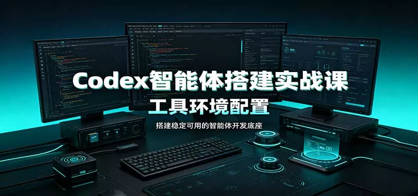 Codex智能体搭建实战课：工具环境配置，自定义技能开发，多业务自动化教学-卓越网创