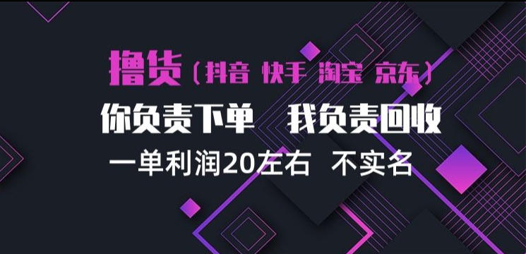 抖音淘宝快手买手项目，一单利润20左右，单号每天下三单，可矩阵【揭秘】-卓越网创