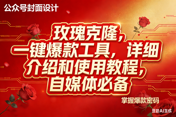 （17528期）玫瑰克隆工具，ai鲁大魔，自媒体必备神器，一键爆款神器，详细教程。-卓越网创