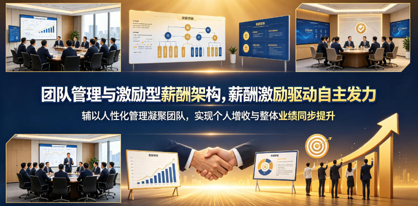 团队管理与激励型薪酬架构,薪酬激励驱动自主发力,辅以人性化管理凝聚团队,实现个人增收与整体业绩同步提升 团队管理与激励型薪酬架构,薪酬激励驱动自主发力,辅以人性化管理凝聚团队,实现个人增收与整体业绩同步提升