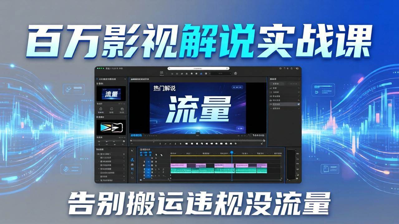 (17877期)百万影视解说实战课:告别搬运违规没流量,AI文案+配音+剪映,做出能上热门的解说视频 (17877期)百万影视解说实战课:告别搬运违规没流量,AI文案+配音+剪映,做出能上热门的解说视频