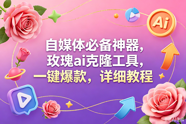 (18852期)玫瑰克隆工具,一键爆款ai,自媒体必备神器,50多个功能,详细教程 (18852期)玫瑰克隆工具,一键爆款ai,自媒体必备神器,50多个功能,详细教程