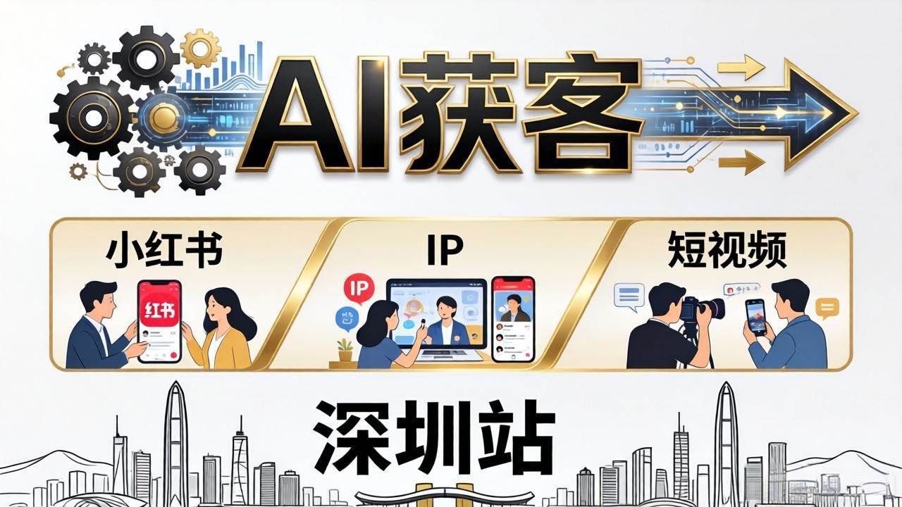 (18226期)2026AI获客大课深圳站:4月17日-19日3天2夜拆透小红书+IP+短视频,老板操盘手必来 (18226期)2026AI获客大课深圳站:4月17日-19日3天2夜拆透小红书+IP+短视频,老板操盘手必来