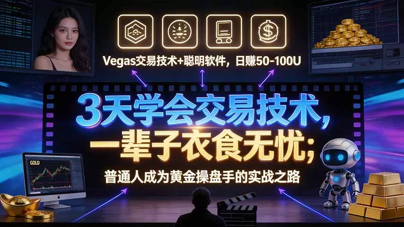 3 天学会 顺势而为交易系统,趋势看得懂、下单有依据:软件自动帮你盯盘,新手也能稳定复利 3 天学会 顺势而为交易系统,趋势看得懂、下单有依据:软件自动帮你盯盘,新手也能稳定复利