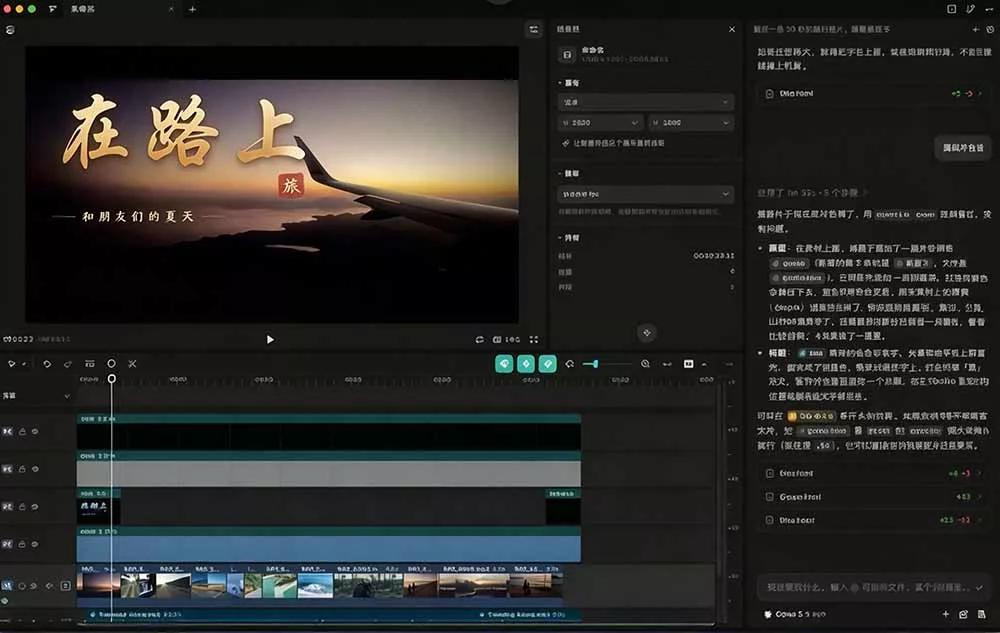 我跪下来了！不会剪辑也能做短视频宣传片？ AI 一键把素材变成完整视频，真是神奇，OpenFilm 超省事