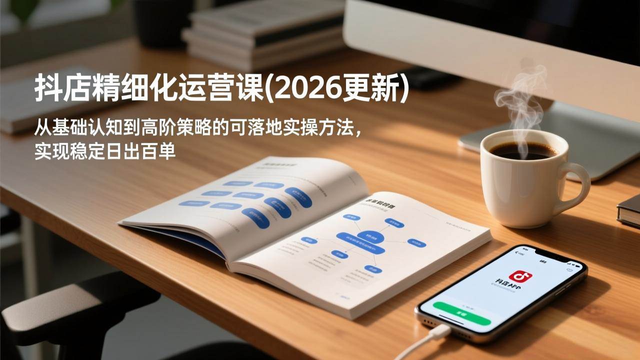 (18842期)抖店精细化运营课(更新6月),从基础认知到高阶策略的可落地实操方法,实现稳定日出百单 (18842期)抖店精细化运营课(更新6月),从基础认知到高阶策略的可落地实操方法,实现稳定日出百单