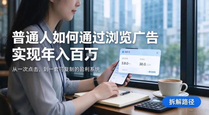 2026最新技术，24小时全自动浏览广告，全网独家项目，单台设备日入200+新手小白可快速上手，支持实地学习实地考察【揭秘】-卓越网创