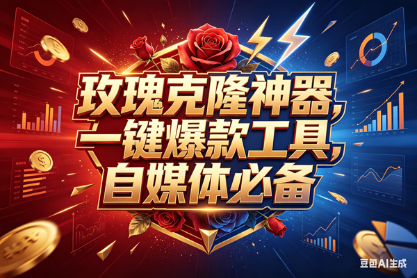 (18361期)玫瑰克隆神器,一键爆款ai工具,自媒体必备,60多个功能的详细教程 (18361期)玫瑰克隆神器,一键爆款ai工具,自媒体必备,60多个功能的详细教程