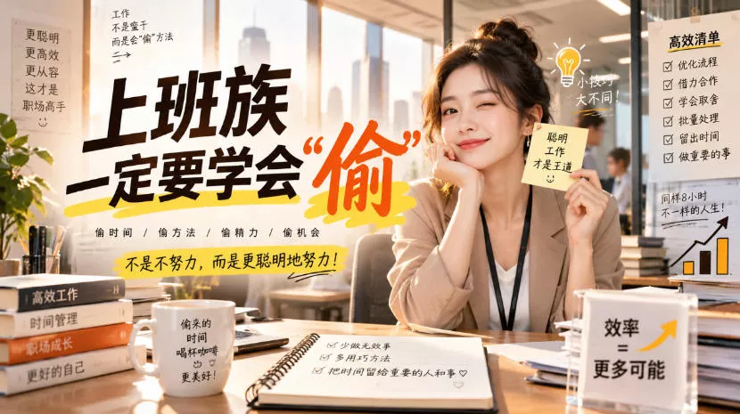 某社群精选付费文：上班族一定要学会“偷“-卓越网创