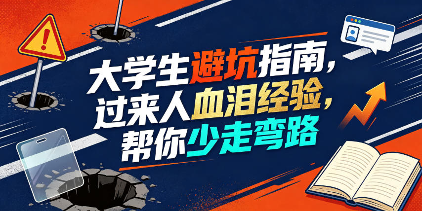 某公众号付费文章：大学生避坑指南，过来人血泪经验，帮你少走弯路-卓越网创