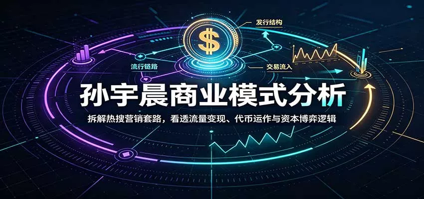 孙宇晨商业模式分析:拆解热搜营销套路,看透流量变现、代币运作与资本博弈逻辑-卓越网创