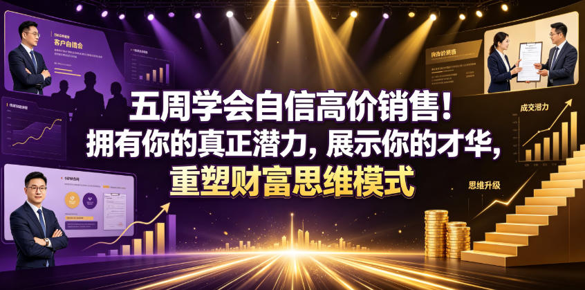 五周学会自信高价销售!拥有你的真正潜力,展示你的才华,重塑财富思维模式【原创双语字幕】 五周学会自信高价销售!拥有你的真正潜力,展示你的才华,重塑财富思维模式【原创双语字幕】
