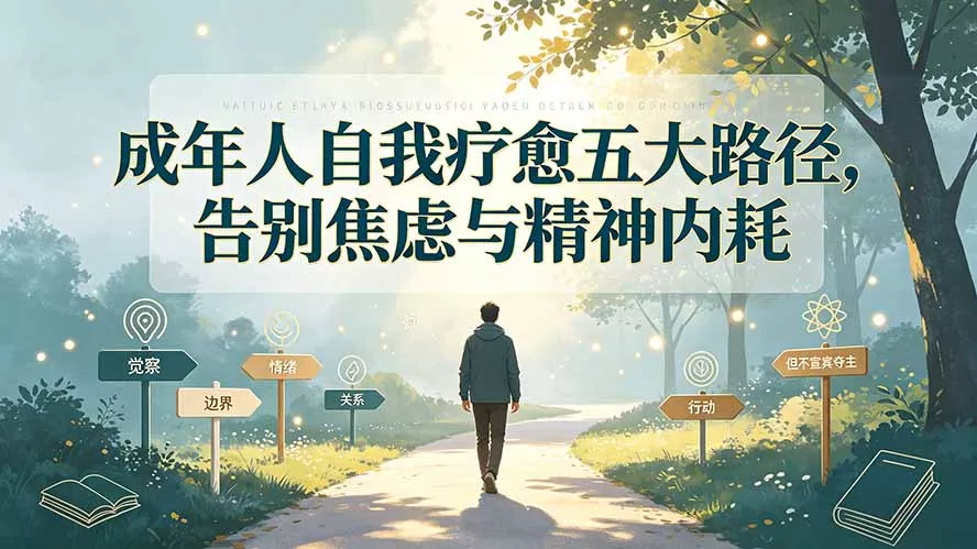付费文章:成年人自我疗愈五大路径,告别焦虑与精神内耗 付费文章:成年人自我疗愈五大路径,告别焦虑与精神内耗