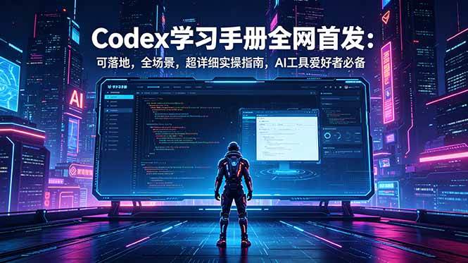 （18871期）Codex学习手册全网首发：可落地，全场景，超详细实操指南，AI工具爱好者必备-卓越网创