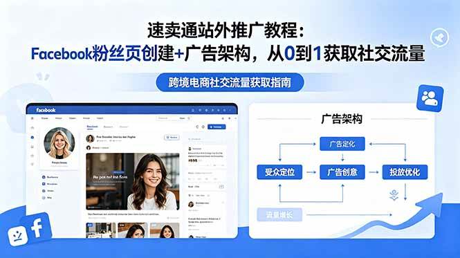 (18888期)速卖通站外推广教程:Facebook粉丝页创建+广告架构,从0到1获取社交流量 (18888期)速卖通站外推广教程:Facebook粉丝页创建+广告架构,从0到1获取社交流量