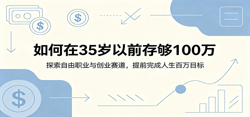 如何在35岁以前存够100万:探索自由职业与创业赛道,提前完成人生百万目标 如何在35岁以前存够100万:探索自由职业与创业赛道,提前完成人生百万目标
