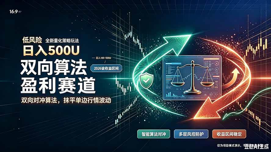 (20043期)算法对冲/EA量化,日入500刀,躺着赚钱!你把它当做“自动提款机”,它把你就爆了-卓越网创