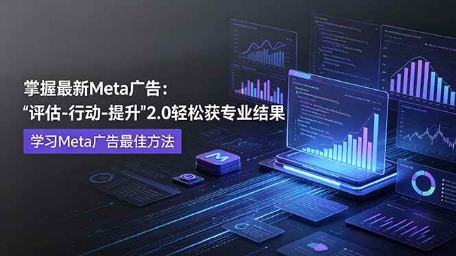 (18972期)掌握最新的Meta广告,通过“评估-行动-提升”2.0版本轻松获得专业级结果。学习目前学习Meta广告的最佳方法 (18972期)掌握最新的Meta广告,通过“评估-行动-提升”2.0版本轻松获得专业级结果。学习目前学习Meta广告的最佳方法