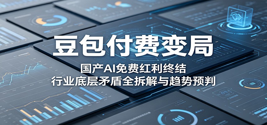 豆包付费变局:国产AI免费红利终结,行业底层矛盾全拆解与趋势预判 豆包付费变局:国产AI免费红利终结,行业底层矛盾全拆解与趋势预判