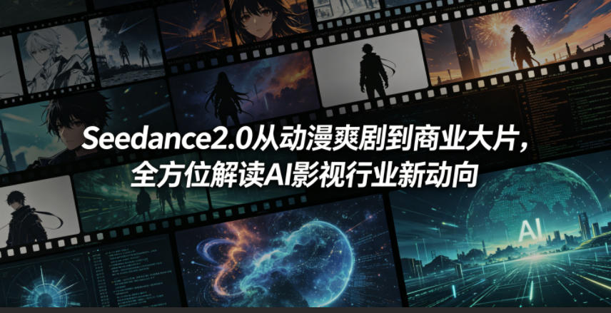 Seedance2.0从动漫爽剧到商业大片,全方位解读AI影视行业新动向-卓越网创