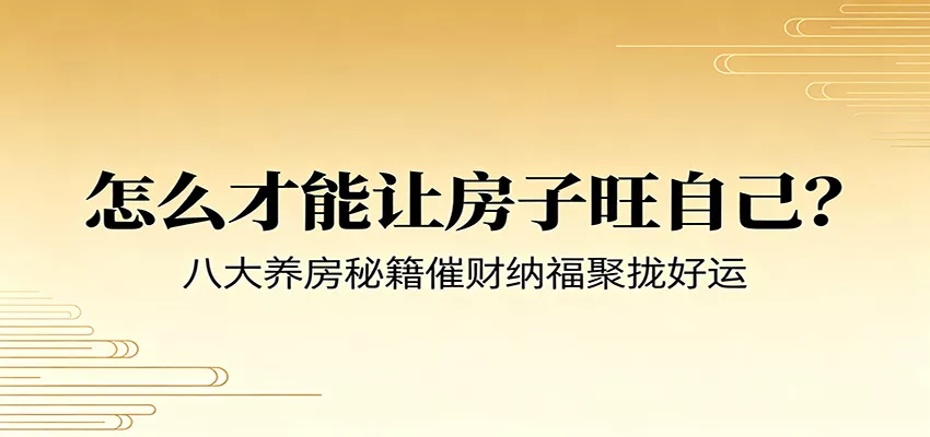 付费文章《怎么才能让房子旺自己？》八大养房秘籍催财纳福聚拢好运-卓越网创