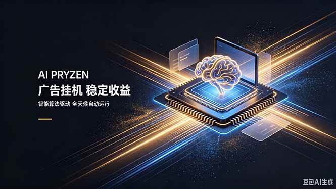（19815期）AI Pryzen 广告挂机｜24小时自动跑，日入300-500，新手零门槛-卓越网创