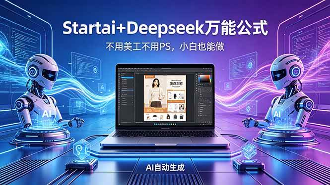 (18341期)AI自动做电商详情页:Startai+Deepseek万能公式,不用美工不用PS,小白也能做 (18341期)AI自动做电商详情页:Startai+Deepseek万能公式,不用美工不用PS,小白也能做