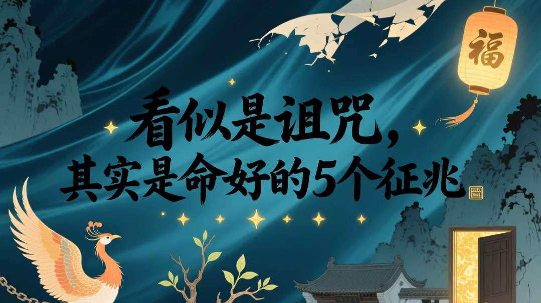付费文章：看似是诅咒，其实是命好的5个征兆-卓越网创