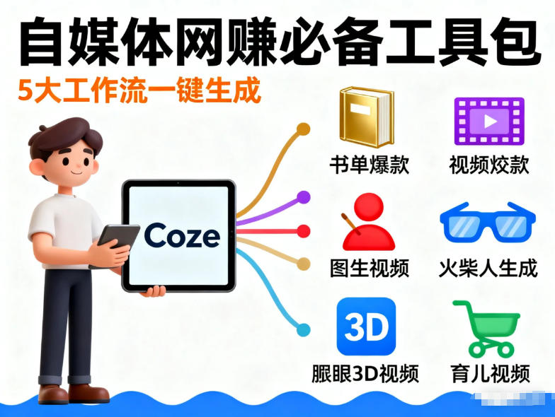Coze工作流合集,内容一共100份左右,内容丰富,可以提供工作效率-卓越网创