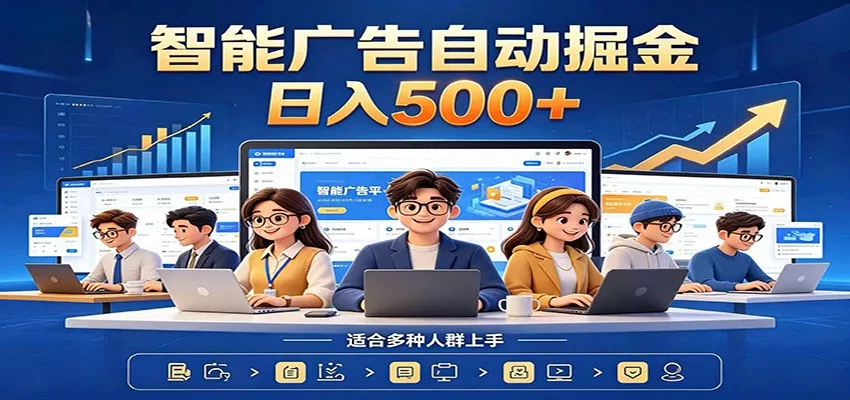 AI风口项目，全程解放双手，后台自动运行赚取收益，每天稳定收益500+-卓越网创