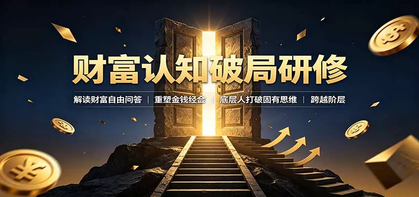 财富认知破局研修：解读”孙割”，重塑金钱观念，底层人打破固有思维跨越阶层-卓越网创